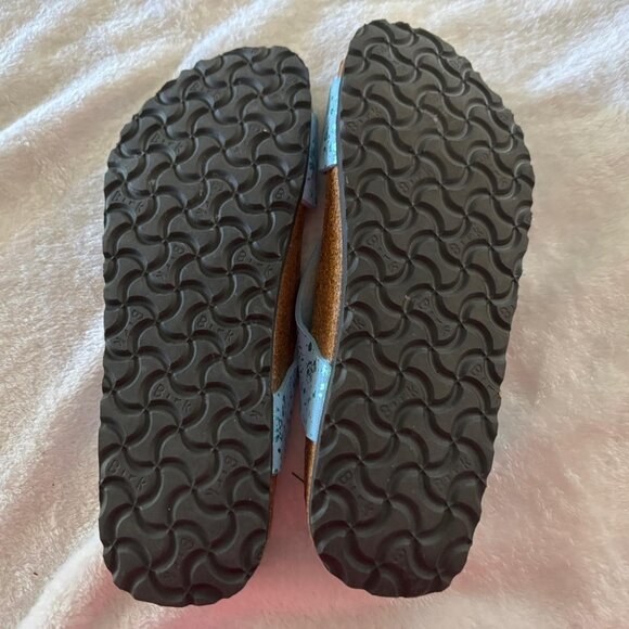 SIZE 9 - Birkenstock Women's Glitter Splatter Blue/Teal Sandals GOOD CONDITION - Picture 5 of 5